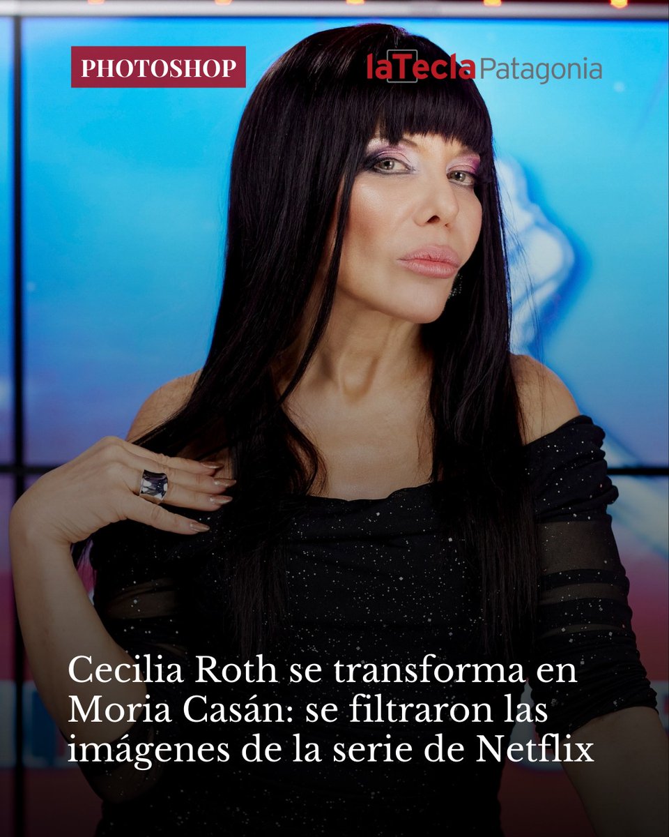 ¡Impactante transformación! 😃

👉Cecilia Roth se convierte en Moria Casán para la nueva serie biográfica de Netflix que está revolucionando las redes. ¡Las primeras imágenes filtradas son puro glamour y brillos!

✨Con un look fiel al estilo de "La One": melena negra y esa