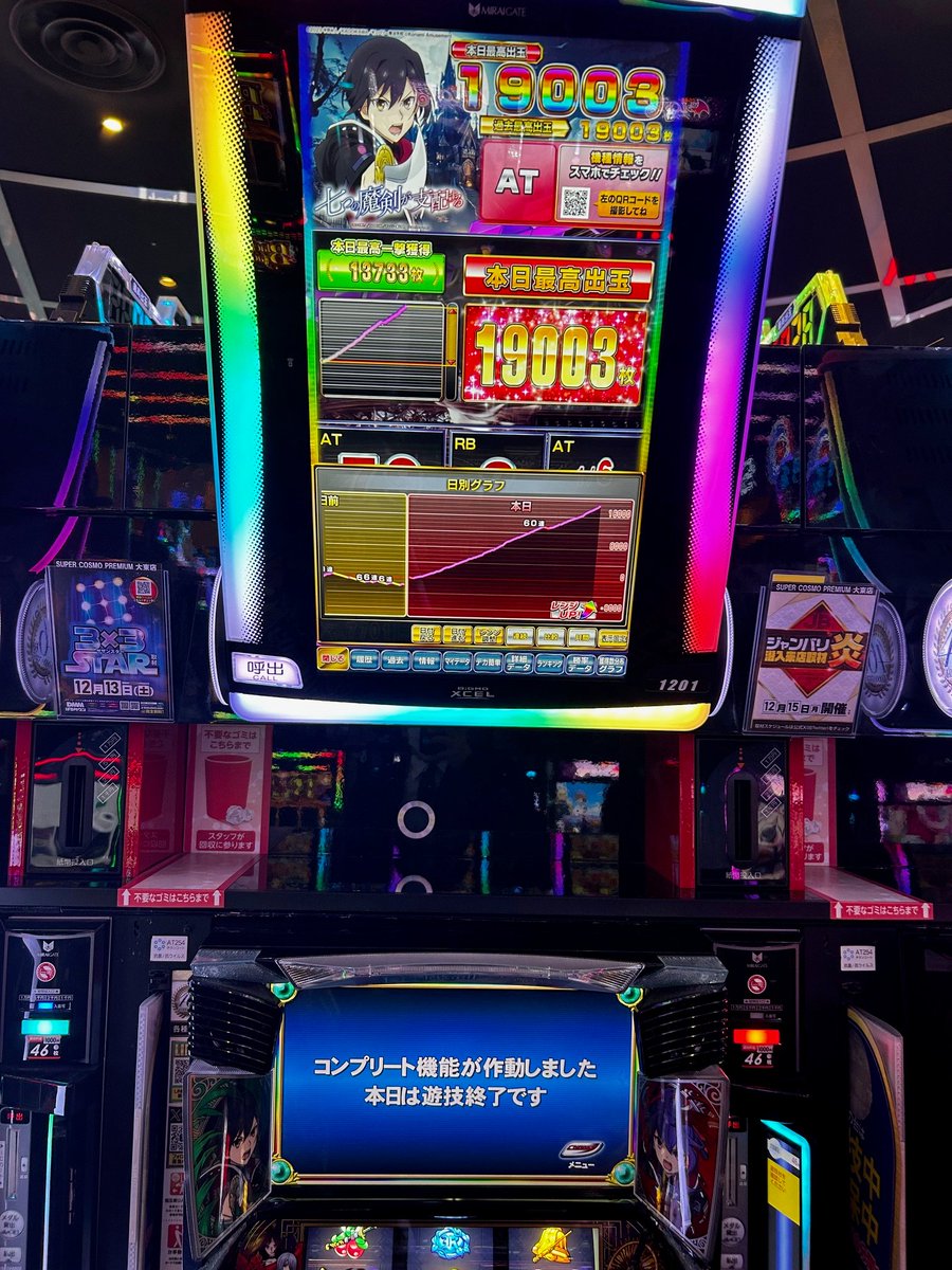 速報】 スマスロ『七つの魔剣が支配する』 コンプリート達成