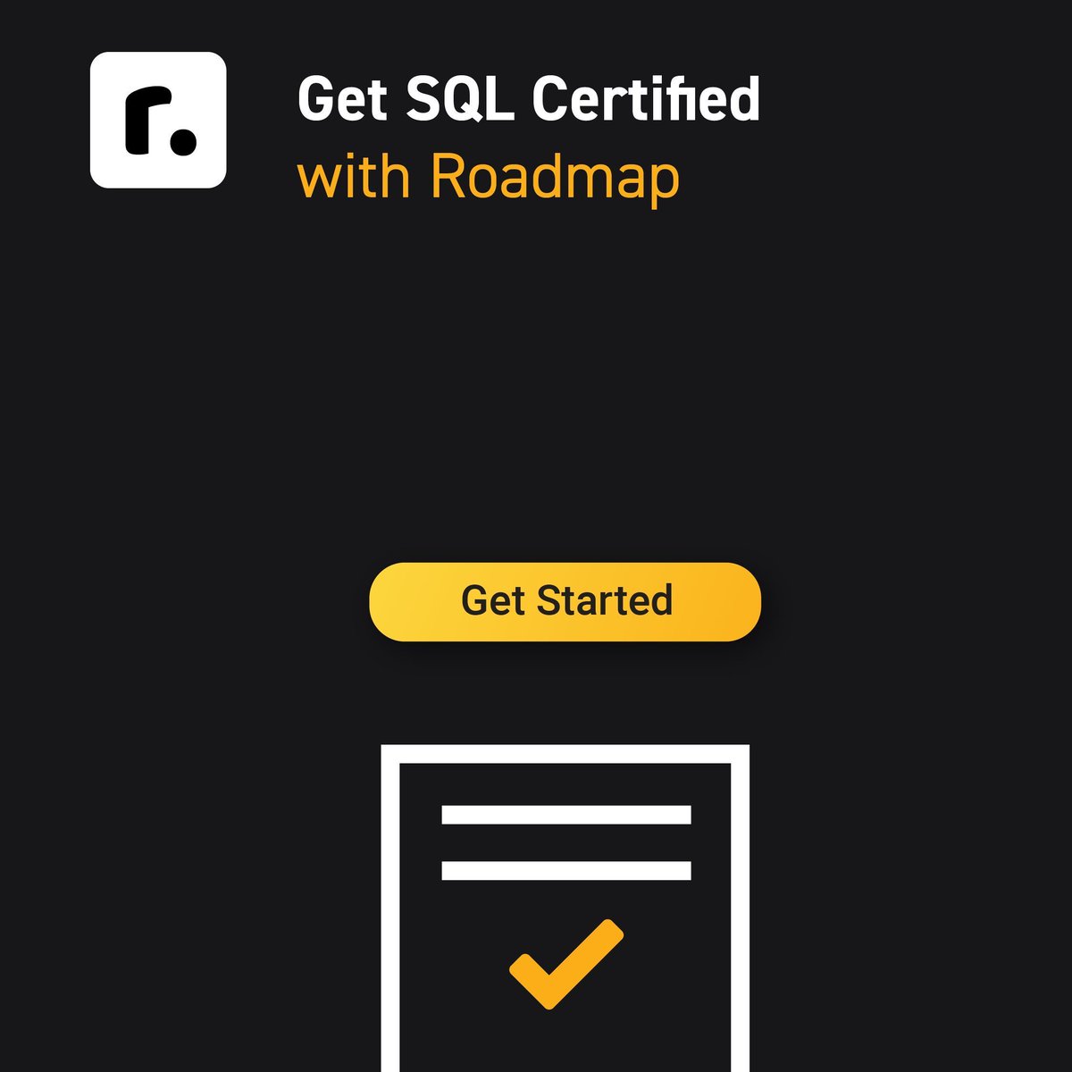 roadmapsh's tweet image. Every developer eventually hits the same wall: “I need SQL.” 

Instead of googling random queries, learn it the right way. Our #SQL course gives you structured lessons, hands-on practice, real-world scenarios + more.

Start learning today 👉 roadmap.sh/courses/sql