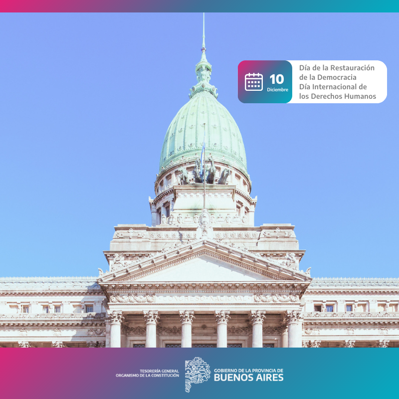 En el Día de la Restauración de la Democracia y el Día Internacional de los DDHH, reafirmamos nuestro compromiso con la promoción de sistemas democráticos que garanticen el respeto y la protección de los derechos, como pilares fundamentales de una sociedad justa y equitativa.🇦🇷