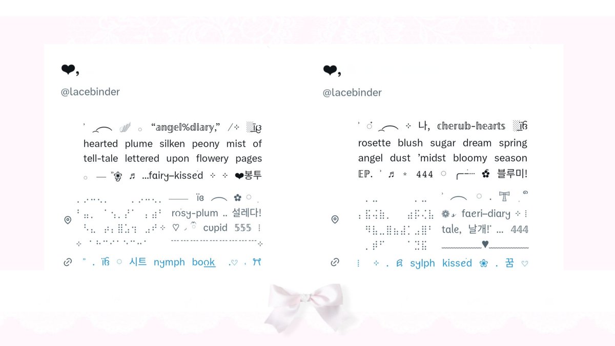 ribbondust's tweet image. help repost  ✿ ֵ𓂂⠀⏐ ...설탕  ❤︎
⎯⎯⠀thank you!⠀ #zonauang 

hello,  dear angels!  🪽  i came with some
ready-stock  profile  set-up  (  twitpane  )
wordings  %  free pemasangan dan minor
re-text.   kindly   dm   for   purchase!  ✉️♡

ⓘ  check details in ALT.