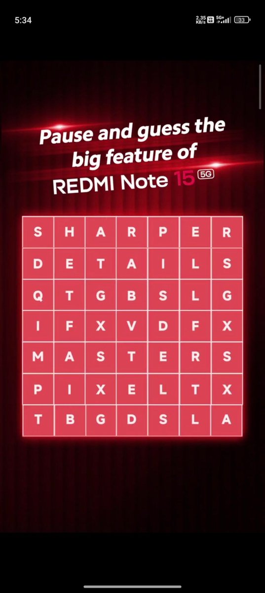 sunnyku87221990's tweet image. SHARPER
 DETAILS 
MASTER
 PIXEL

 #RedmiNote155G 
@RedmiIndia