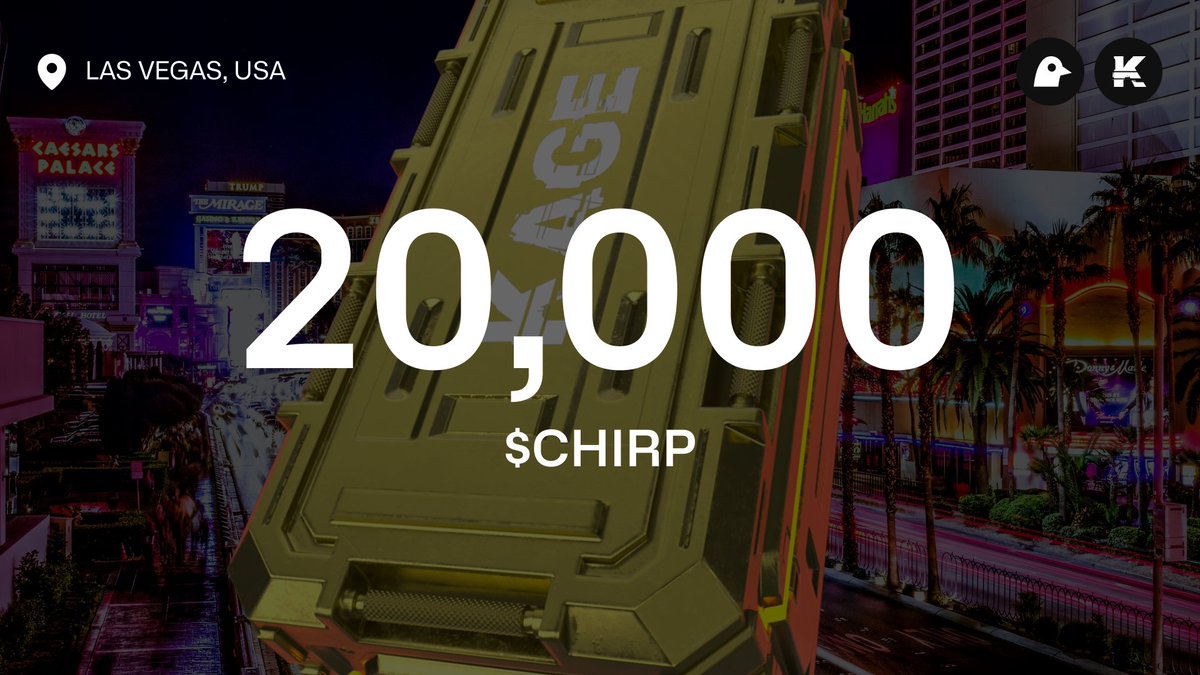 🏆 Golden Beacon FOUND! 
20.000 CHIRP FOUND IN Las Vegas
(36.174987,-115.137222)

They played, you walked by!
play.google.com/store/search?q…