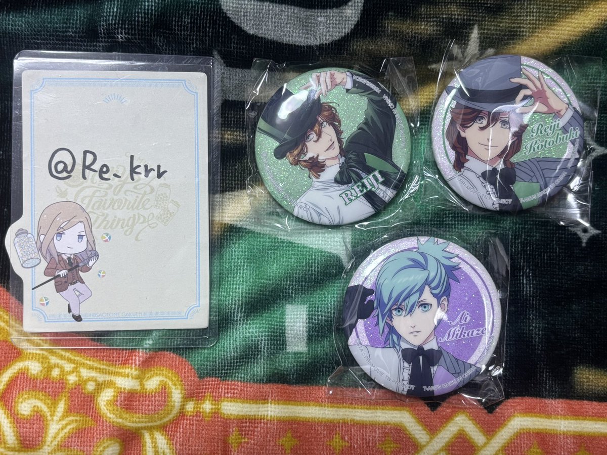 交換/譲渡】うたプリ カルナイ タブナイ TABOO NIGHT XXXX 缶バッジ