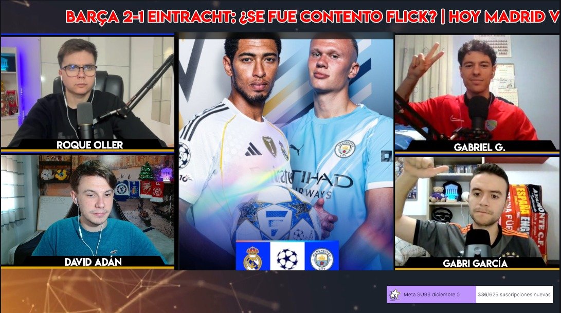 ⚔️ ¡EMPEZAMOOOOS!

🔵🔴 BARÇA 2-1 EINTRACHT: ¿Se fue Flick contento?
⚪️ R. MADRID vs Man CITY: ¿Se la juega XABI?
🤷‍♂️ ¿Jugará MBAPPÉ?
🇪🇸 Repaso ATLETI, Villarreal y Athletic Club
 
💜 twitch.tv/agorafutbol