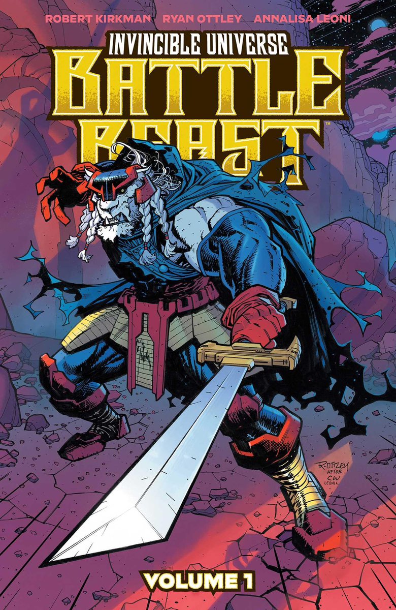 Invincible_FR's tweet image. 🚨 MÉGA BREAKING 🚨

La série Battle Beast (spin-off d’Invincible) sera publiée chez Delcourt à partir du 26 mars 2026, avec un tome 1 vendu au prix de 17,95€ ! 🤯