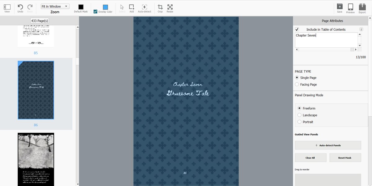 Today I’m adding chapters to the last eBook of the saga. If a silly typo were going to slip past me, this would be the moment it chooses to do it.😄