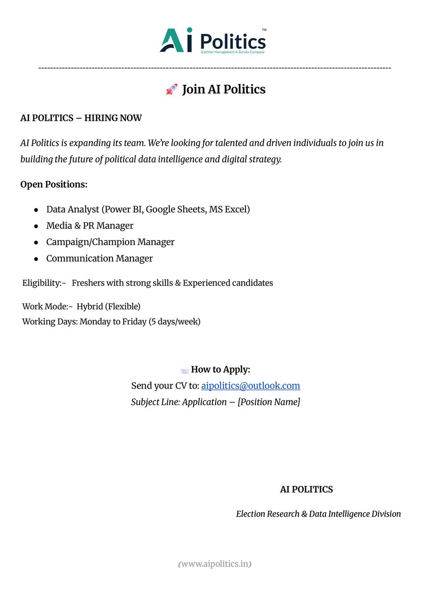 AI Politics tweet media
