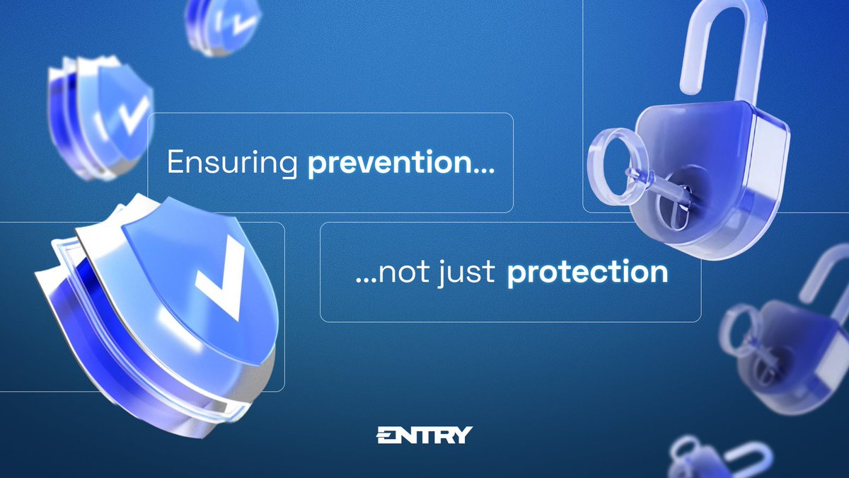 entry_network's tweet image. Think of ENTRY like your own onchain bodyguard 💪

It keeps your idenfity valid, your assets clean, and your account safe.
→ Screening for sanctions, PEPs, risky wallets, expired docs, and suspicious flows, all in real-time.

It’s more than protection.  It’s prevention.