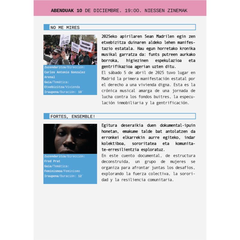 Festival de Cine Documental y DDHH de Errenteria tweet media