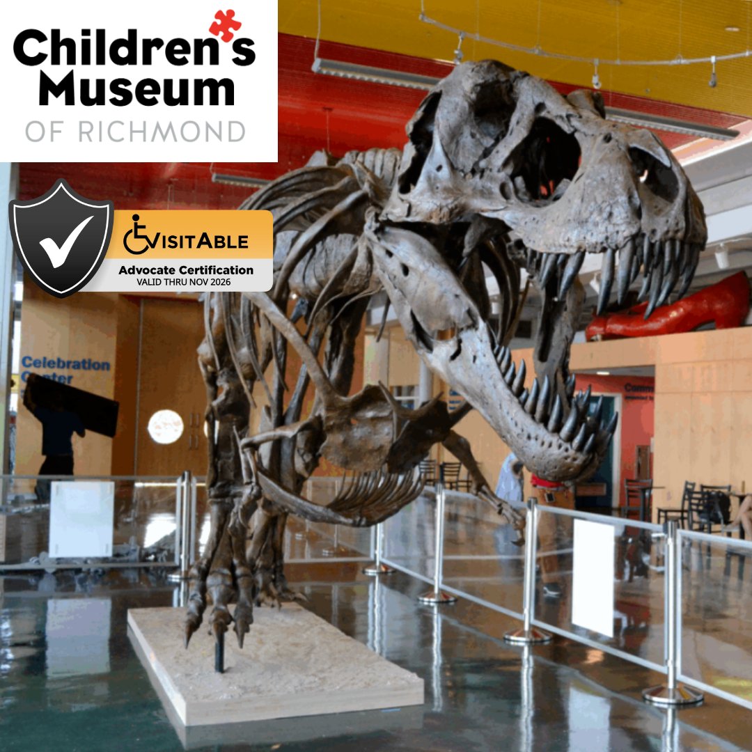 Exciting news! We’re thrilled to announce that the Children’s Museum of Richmond (CMoR), a <a href="/VisitRichmond/">Richmond, VA Tourism</a> partner, has completed another year of the VisitAble Advocate Certification. To learn more about CMoR, click the link in our bio!