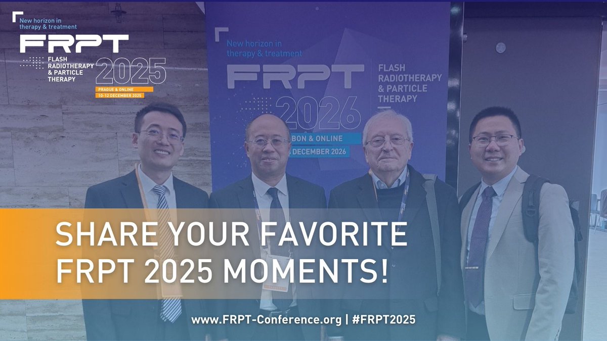 FLASH Radiotherapy & Particle Therapy tweet media