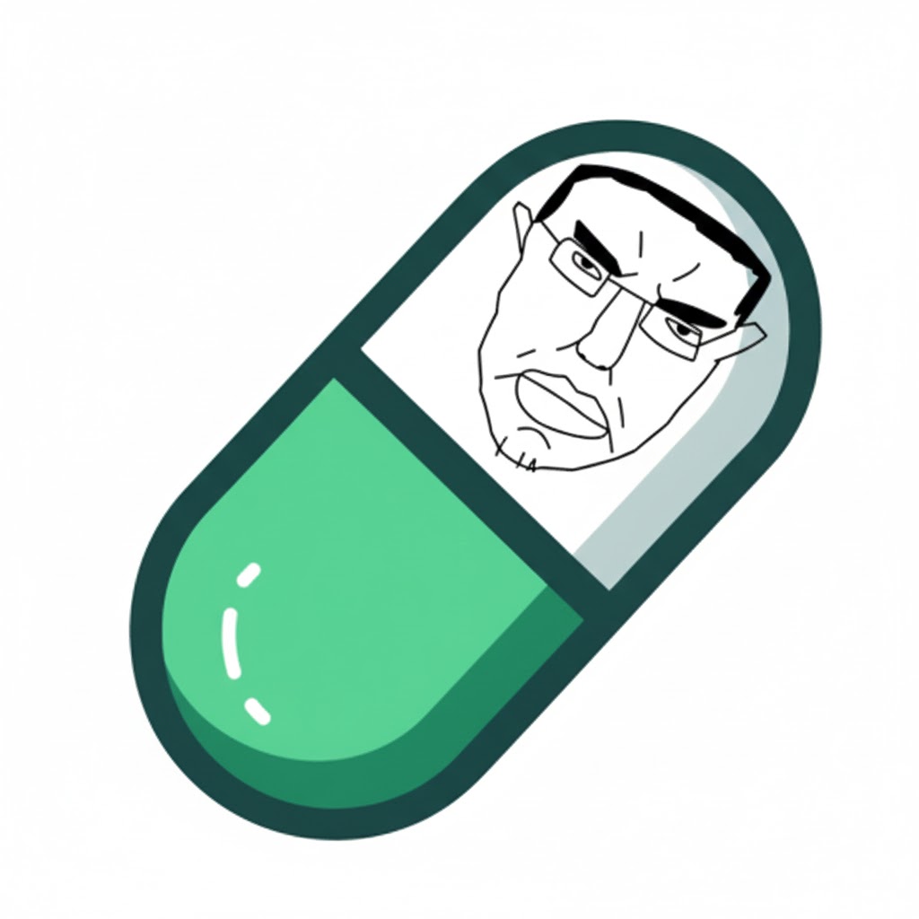 chudjakpumpfun's tweet photo. doc said i need to take 5 of these daily https://t.co/T9gGb5Huz2