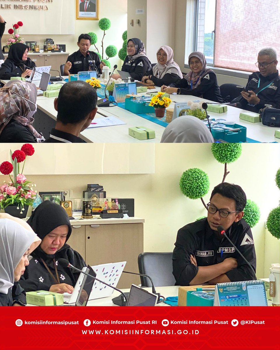 KIPusat's tweet image. Komisi Informasi Pusat menerima audiensi dari Balai Pengujian Mutu dan Sertifikasi Produk Hewan, Kementerian Pertanian RI. 9/12/25

#audiensi #kipusat #KeterbukaanInformasiPublik #hakandauntuktahu