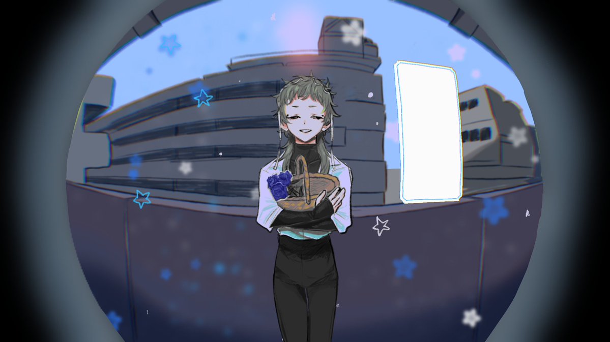 whalebone2399's tweet image. 曲パロの絵