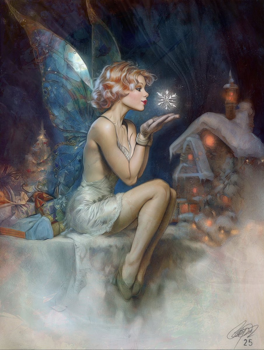 cimerians's tweet image. "A Winter Wish" - Frederick Cooper (2025)
#fantasyart