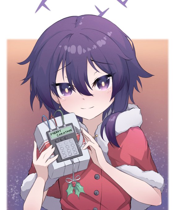 Haruka's Christmas present to sensei :) #BlueArchive