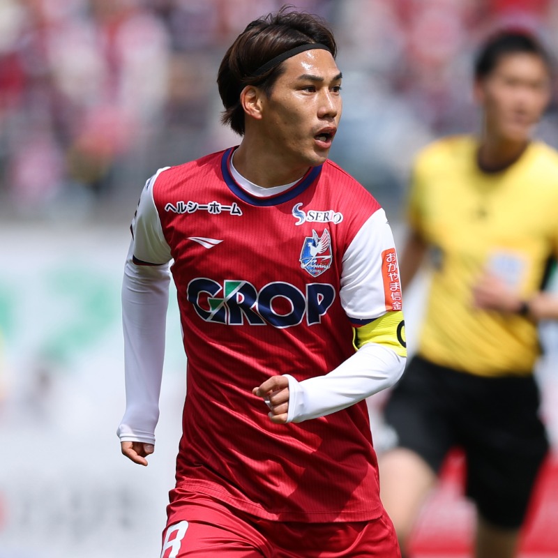 🍑 攻撃の中心 🇯🇵 ファジアーノ岡山MF江坂任が明治安田J1百年構想