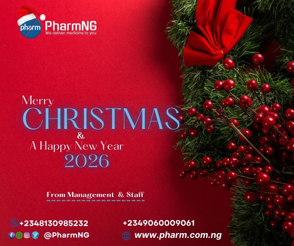 PharmNG's tweet photo. 🎁 Merry Christmas from all of us at PharmNG
May your heart be light, your home be warm, and your health be strong this season.
Let’s unwrap the true gift of the season —Good Health! ❤️🎄
#MerryChristmas #PharmNGCares #GiftOfHealth #HealthyCelebrations #StayFestiveStayHealthy https://t.co/O4hF8ATBIu