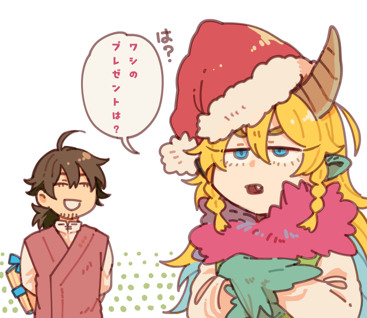 本日のクリスマス限定で1日だけ同人誌半額セール中です!DL商品も含まれます。もし気になっている作品があればぜひご利用ください!本日購入いただいた分に限り、ついてくるペーパーがクリスマス仕様になります♪(紙の本限定です) 
https://t.co/ry8c5IC5nH
メリークリスマス! 