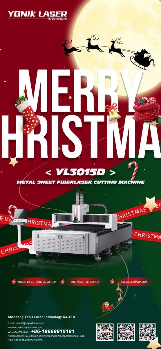 Abbysun321's tweet photo. Merry Christmas🥳🎄🎄🎄
Warmest wishes for a holiday filled with laughter and zero downtime! 🌟🛠️
🎉🎉🎉Cheers to a productive New Year ahead.
Visit: https://t.co/U9L6BLYnAx
Whatsapp: +8615006341464
#Merrychristmas 
#lasermachine #lasercuttingmachine #fiberlasercuttingmachine https://t.co/JrX6teRps7