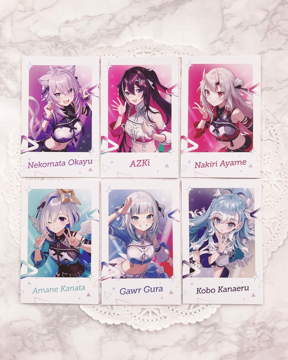 百鬼あやめ　ホロライブ　expo エキスポ 5th fes チェキ風カード 百鬼あやめ ホロライブ expo エキスポ 5th fes チェキ風カード 百鬼