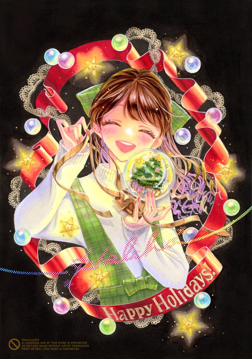 halcho3_3's tweet image. ステキなクリスマスに
なりますように🎄✨
#christmas2025 #copic