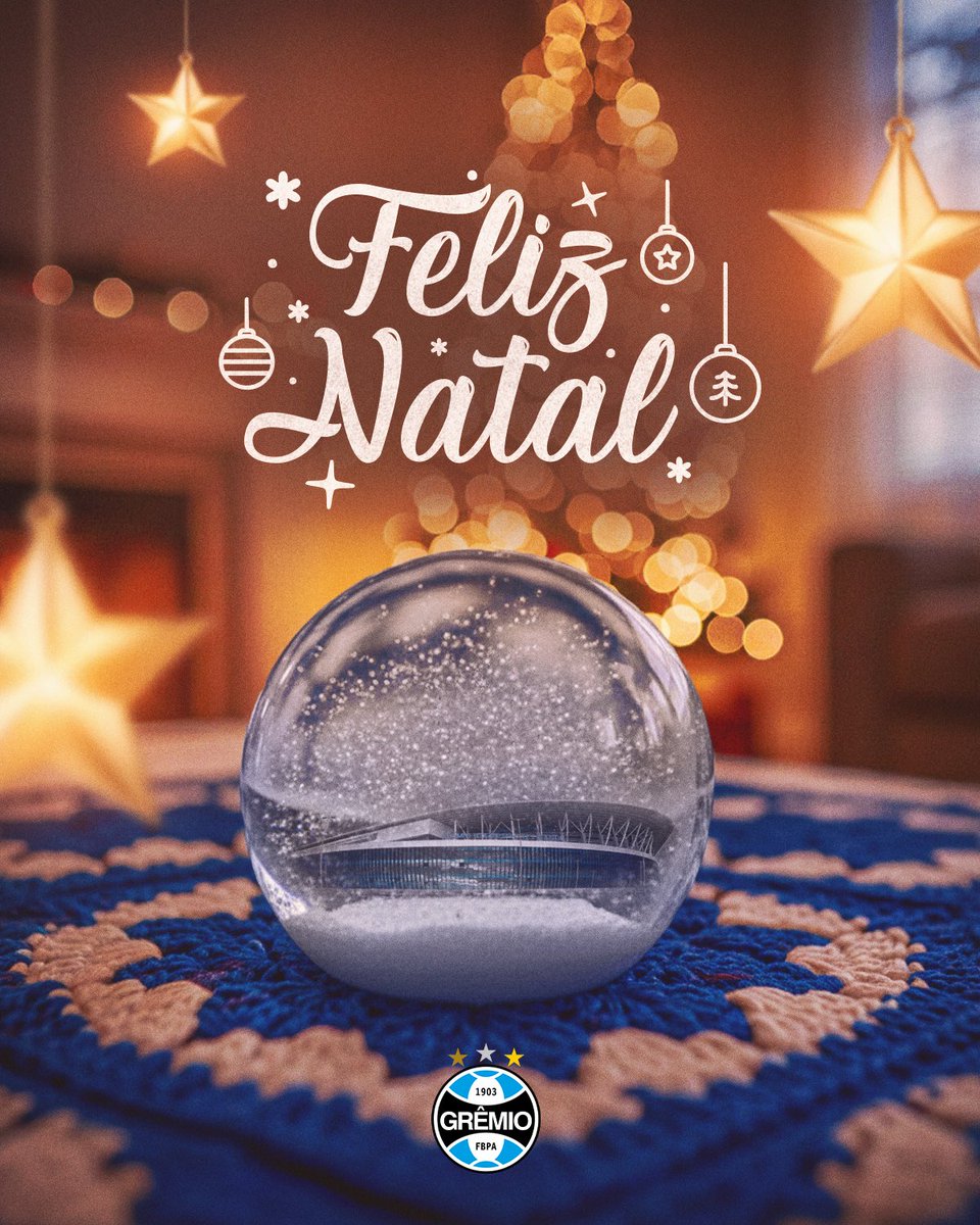 𝑨 𝒕𝒐𝒅𝒐𝒔 𝒐𝒔 𝑻𝒓𝒊𝒄𝒐𝒍𝒐𝒓𝒆𝒔, 𝒖𝒎 𝑭𝒆𝒍𝒊𝒛 𝑵𝒂𝒕𝒂𝒍! 🇪🇪🎄O nosso maior presente é estar lado a lado com vocês. A cada vitória, a cada conquista, sempre pelas três cores. 
Que o verdadeiro espírito natalino prevaleça em cada um de nós: gratidão, esperança e união.