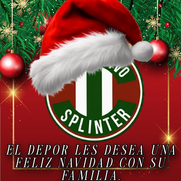 EL DEPOR LES DESEA UNA MUY FELIZ NAVIDAD