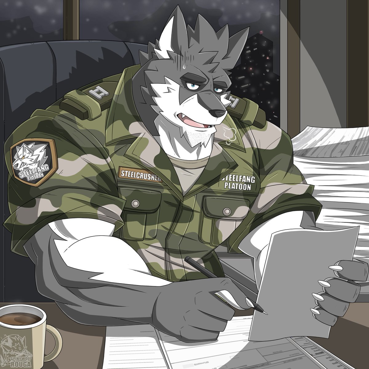 Rouga Steelcrusher 🐺🔴⚪⚫ tweet media