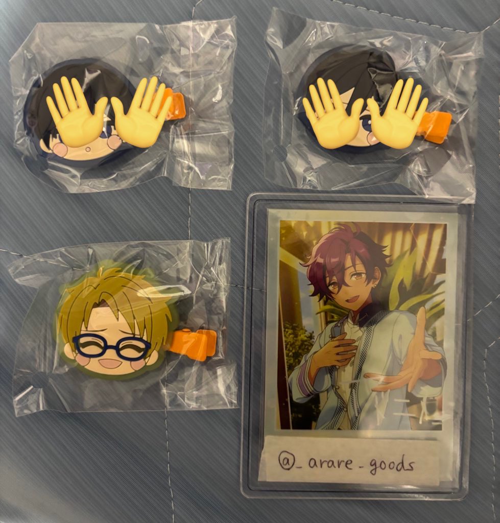 【交換】
あんスタ みにコレ 前髪クリップ2

譲）真
求）アドニス、光

郵送、大阪手渡し可能です。
ツイフィ必読