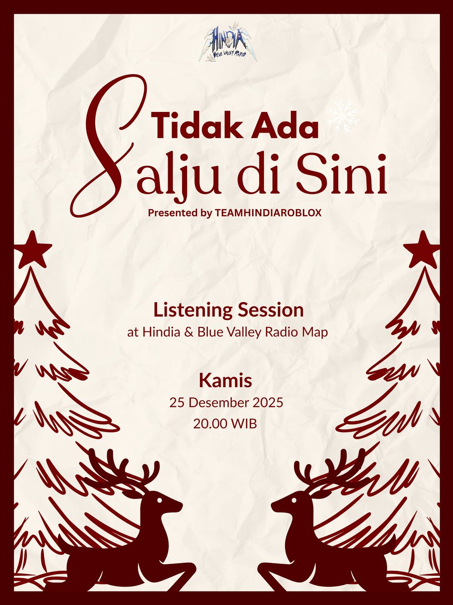 bluuvalley's tweet image. temen-temen roblok yg suka dengerin hindia, ikut seru-seruan yuk nanti malem. kita aksi kamisan (virtual) dulu, abis itu lanjut listening session. see u di map!🫶