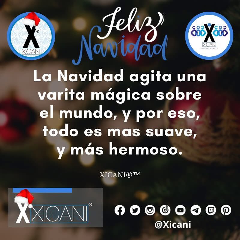 #XICANIONLINE 🎄✨ NAVIDAD CON PROPÓSITO
.
La Navidad no se trata de regalos.
Se trata de estar presentes.
De mirar con el alma, abrazar con el corazón
y agradecer que seguimos aquí… juntos.
.
No importa si el año fue difícil.
Lo importante es que seguimos en pie.
Con