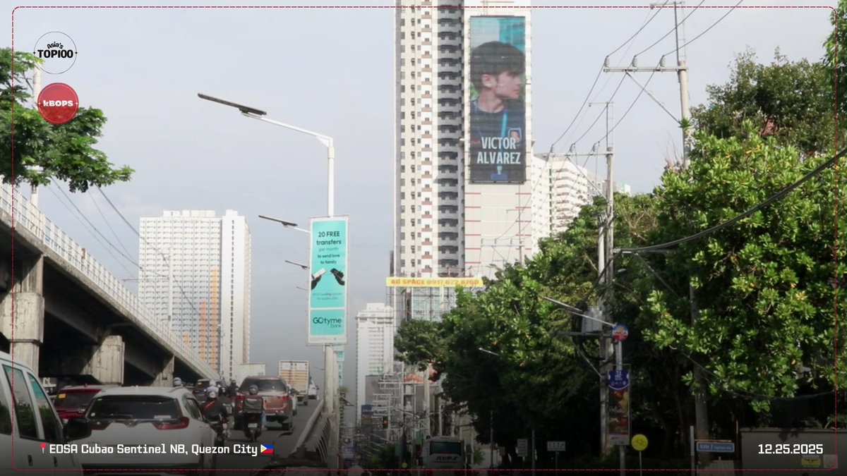asia_top100's tweet photo. 𝐃-𝐃𝐀𝐘 | TEAM WILL / WILLIEVERS

[📍Advertisement 📸 ]

📆 12.25.2025 Thursday
📍EDSA Cubao Sentinel NB, Q.C 🇵🇭
🕖 06:00 AM - 10:00 PM

** Billboard is viewable on MRT Santolan Station if you are heading north.

Feel free to take a snap of the live LED today, and don't forget to tag us!

#WillAshley 
#LoveYouSoBad
#BarBoysAfterSchool