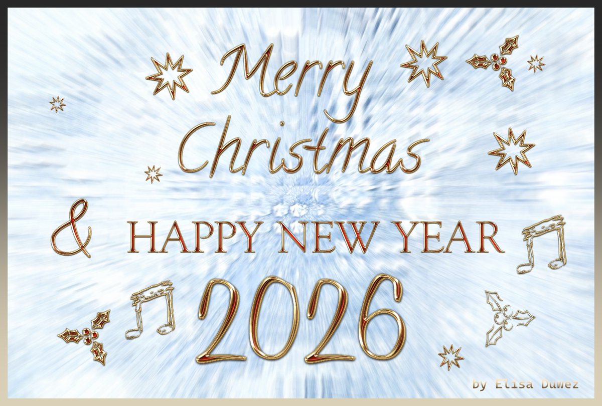 ElisaDuwez's tweet image. HAPPY 2026 everyone BONNE ANNEE 2026 
HERE MY BEST TRACKS PLAYLIST on utube:
youtube.com/playlist?list=… #LGTWO #rtArtBoost #NewYear2026 #ElisaDuwez #EscapeWithMe @JordanESP  @RoseMarianFinn1 @80sMusicGirl @fett1111 @cherylnye @RodSavage13 @jam_tako3 @Enilsounds @luisetoza &amp;amp; friends