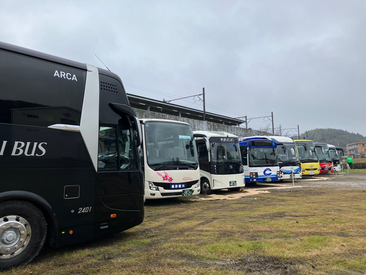 勢ぞろいです！！！🚌
