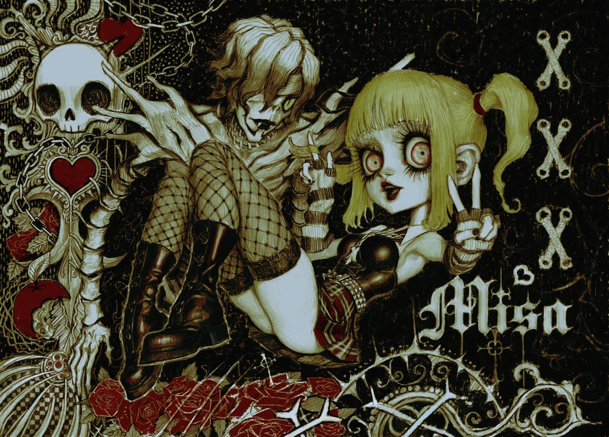 Pipscorpse's tweet image. Misa fanart for Death note