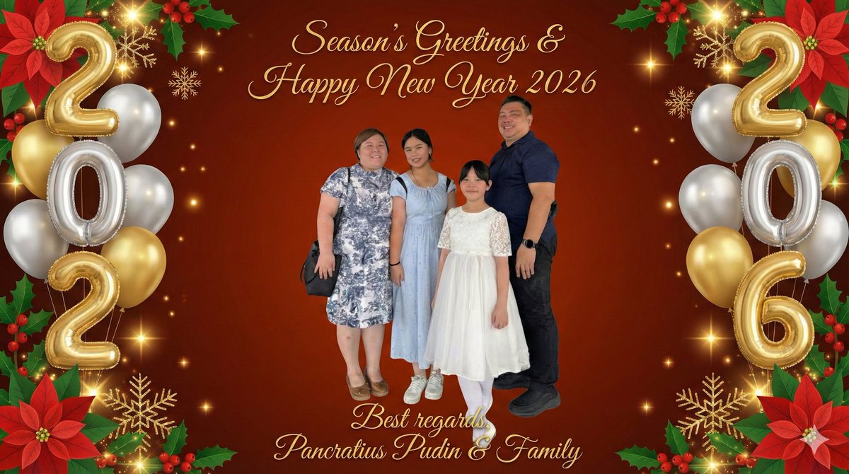 Pancratius63's tweet photo. Blessed Christmas 2025 &amp; Happy New Year 2026! 
​May your day be full of joy and your upcoming year full of blessings. Can’t wait to see what 2026 brings for all of us. 
Cheers! https://t.co/Ub2HVgtq3G