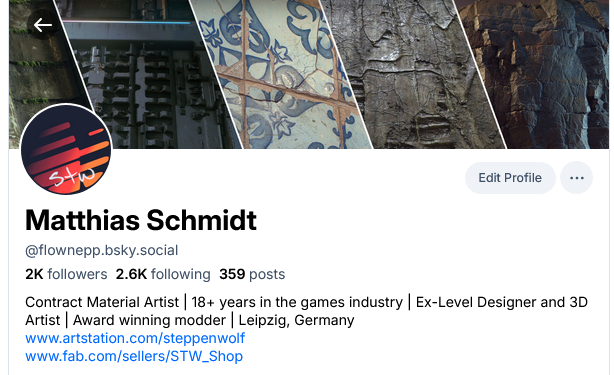 I have an account on bsky if you want to connect there. I'm not super active but i still post art there occasionally unlike this place.