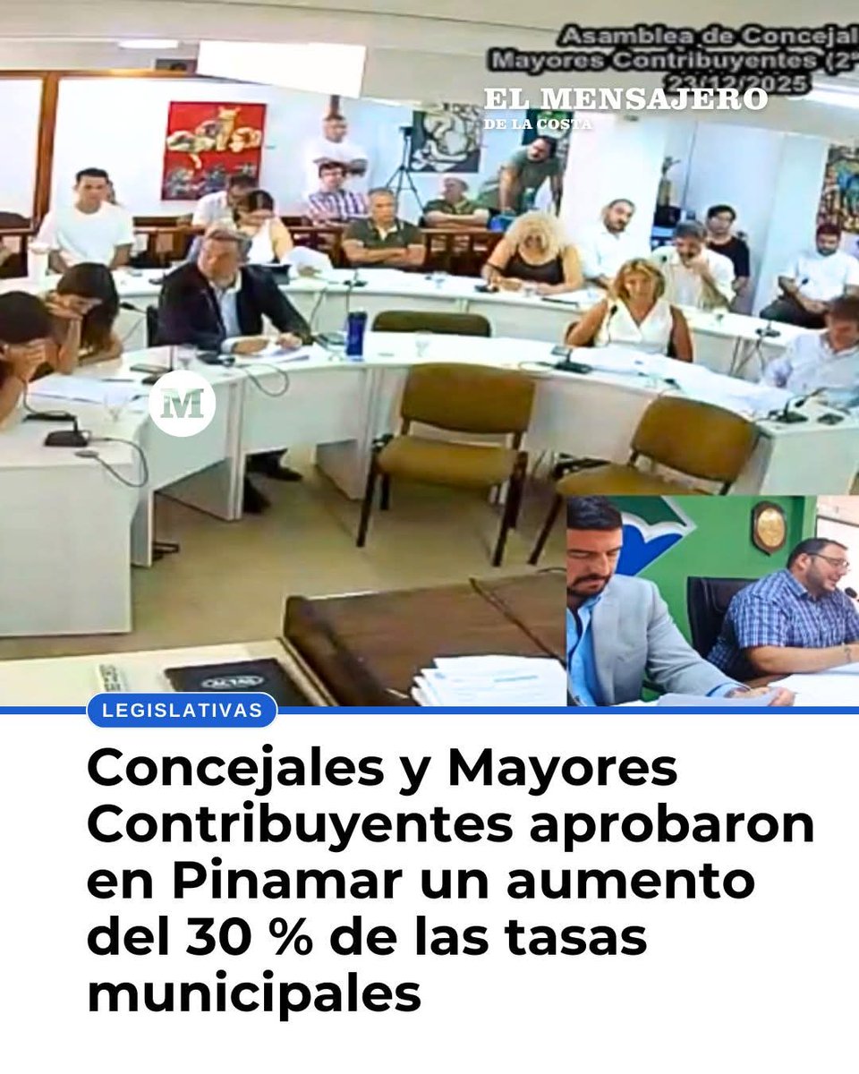 fustergaby49's tweet photo. @hugomakiavelico @lanacionmas Cuando todos hablan de bajar impuestos el  municipio Pinamar aumenta su tasas en mas de un 30% aparte del IPC que actualizo durante el 2025. 40.000habitantes. el intendente tienen sueldo de 18.500.000$ x mes. Cuando el ajuste lo va hacer la política y no los Contribuyentes. https://t.co/GlSpsQOJYG