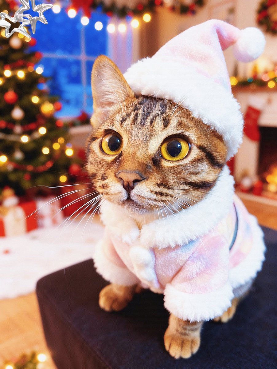 Merry Xmas♥️ プレゼントは来たかにゃ？🐾🎁 #猫好きさんと繋がり