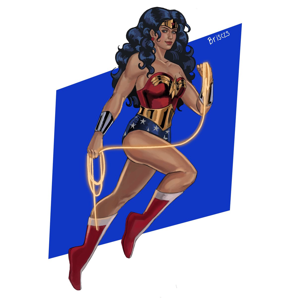 Classic suit #WonderWoman #DcComics