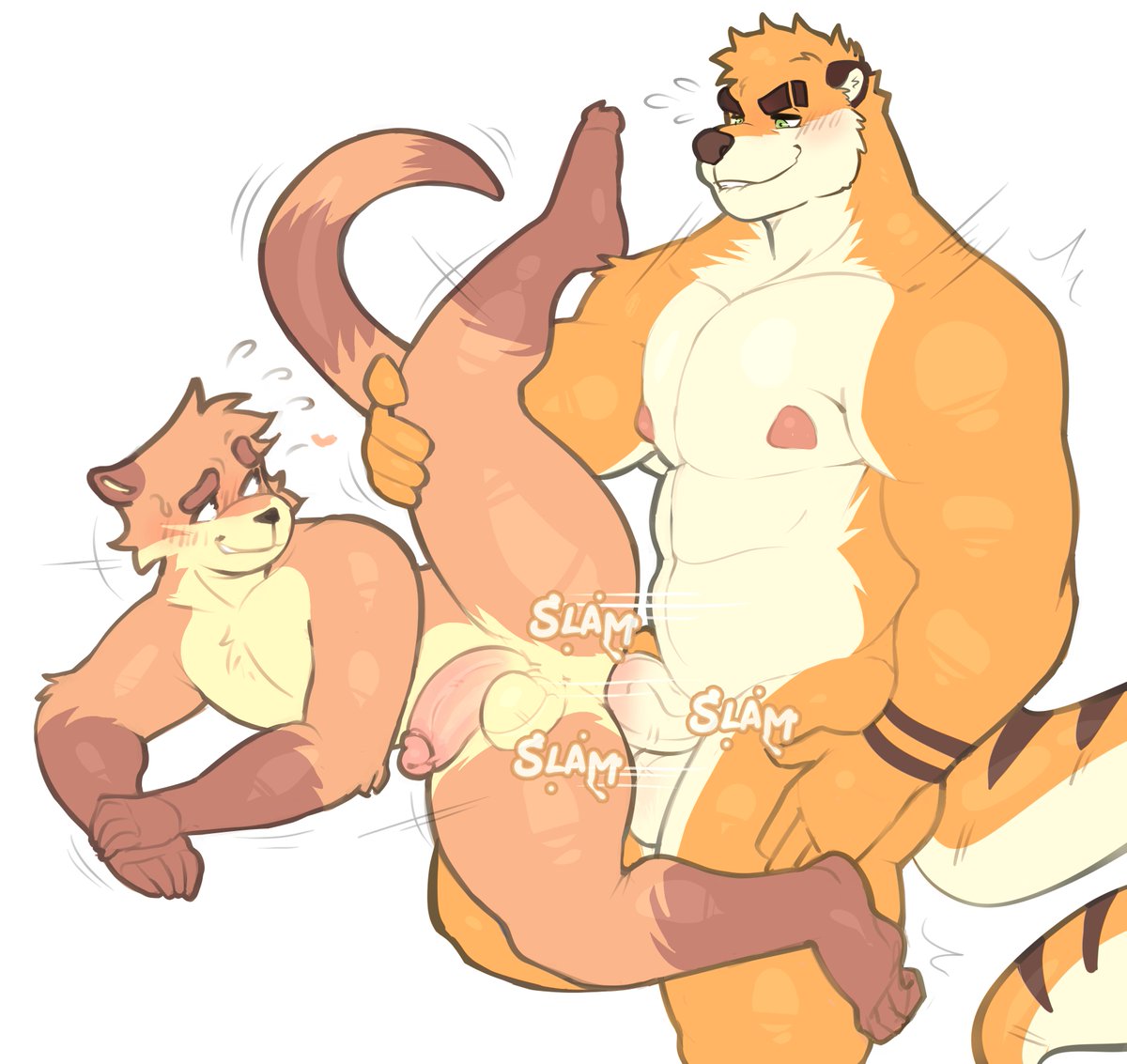 👅🍑"Hmmf... It seems like he's having a good time... "🍆‼️

!Commission for <a href="/spicyotterbro/">squeaker</a> !