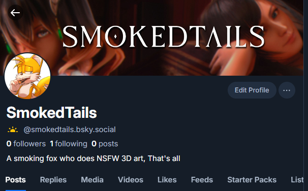 SmokedTails's tweet photo. Okay, it looks like we'll have to migrate gradually. Anyone who wants to follow me to the other side, I'll be there too. https://t.co/a9ArZ75sBl