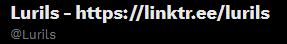 Lurils - https://linktr.ee/lurils tweet media