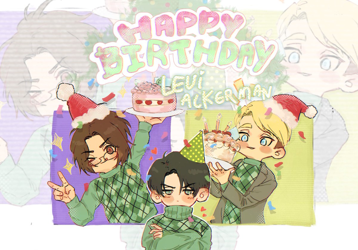 #リヴァイ生誕祭2025 
#リヴァイ生誕祭
🎂🎉HappyBirthday &amp; MerryChristmas🎄☃