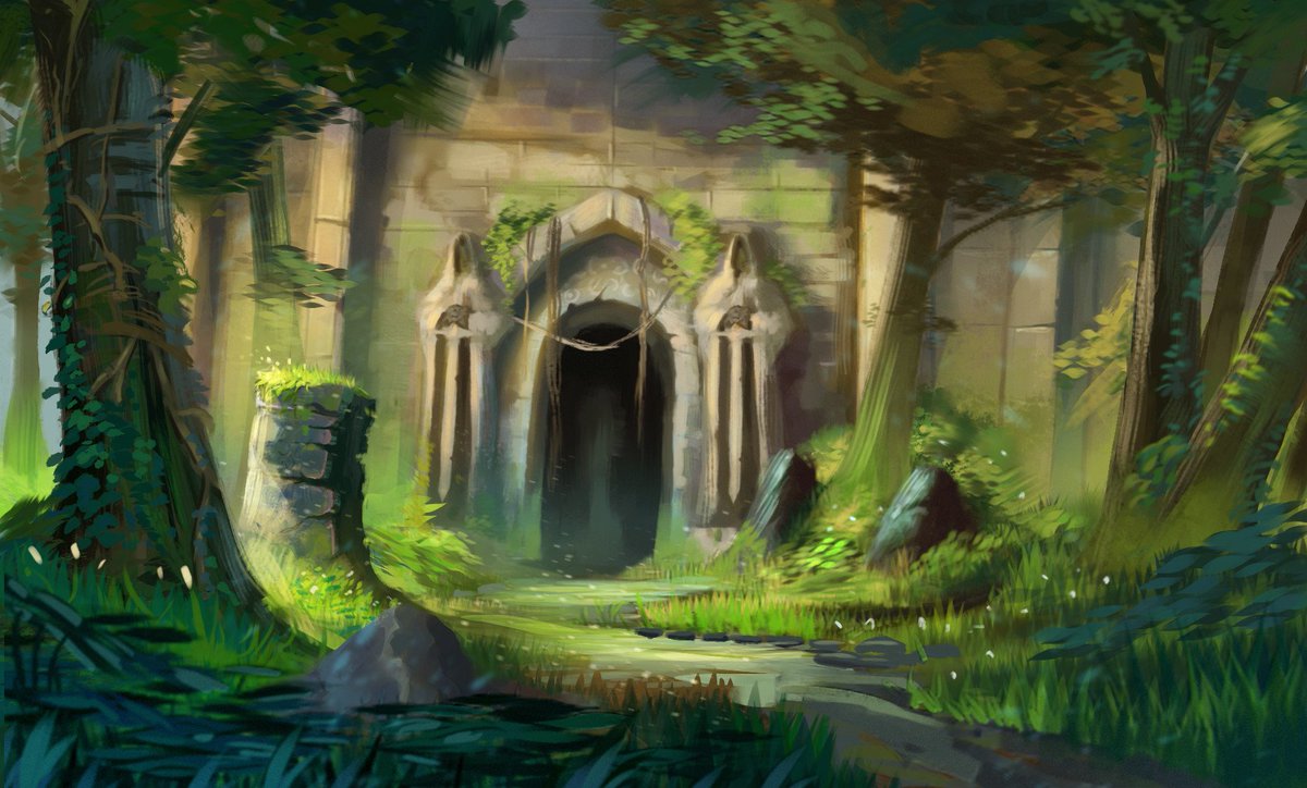 RedSharlayan's tweet image. While out exploring, Alisaie had found a dungeon entrance she'd never encountered before. Now she hangs around the entrance, wondering whether she should find someone to party up, or just go ahead and explore ot herself.

#OpenRP #FantasyRP #LewdRP