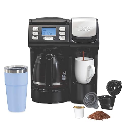 MiniCelesteTTV's tweet photo. I just received Hamilton Beach FlexBrew Trio 2-Way Coffee Maker, Compatible with K-Cup Pods or Grounds, Combo, Single Serve &amp; Full 12c Pot, Black - Fast Brewing (49902) - Black, Fast Brewin from Alissa ♥ via Throne. Thank you! https://t.co/8HeXyr6Onp #Wishlist #throne https://t.co/FtvAXN8uq2