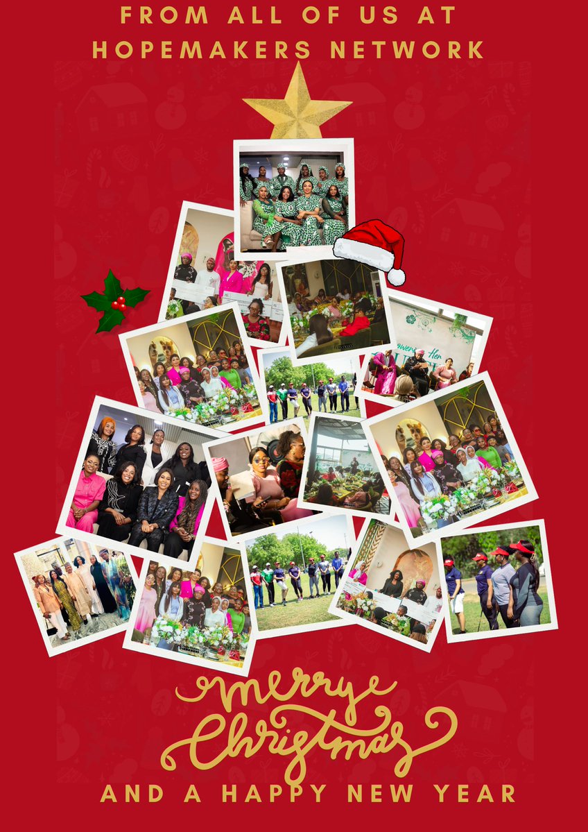 HopeMakersNet's tweet image. All of us at HopeMakers Network send our warmest wishes for a Merry  Christmas filled with joy, love, and unforgettable moments!  

May your holiday season be as bright and beautiful as the smiles on your faces. 

Happy holidays!

#MerryChristmas 
#FromUsToYou
#HopeMakersNetwork