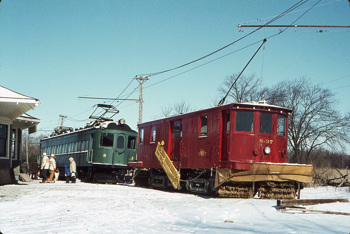 Merry Christmas eve from all of us at Ontario's streetcar museum, the Halton County Radial Railway!

Robert Sandusky took this photo at our museum back on Feb. 3rd, 1974.

We are now closed until May of 2026.